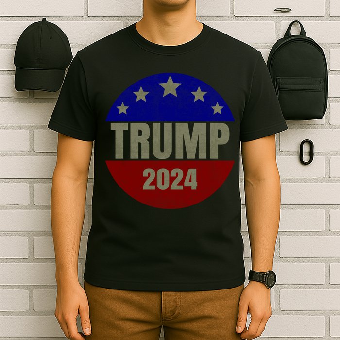 2024 Trump, Save America Again USA Flag T-Shirt