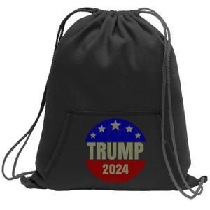 2024 Trump, Save America Again USA Flag Sweatshirt Cinch Pack Bag