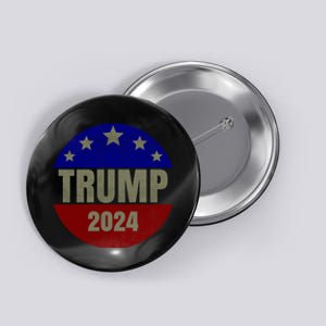 2024 Trump, Save America Again USA Flag Button