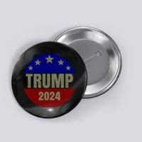 2024 Trump, Save America Again USA Flag Button