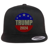 2024 Trump, Save America Again USA Flag Flat Bill Trucker Hat