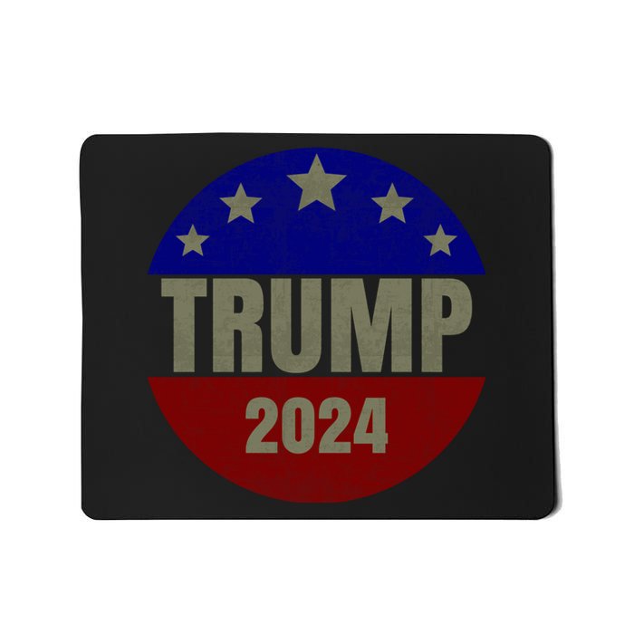 2024 Trump, Save America Again USA Flag Mousepad