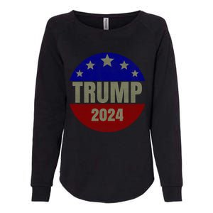 2024 Trump, Save America Again USA Flag Womens California Wash Sweatshirt