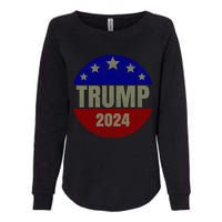 2024 Trump, Save America Again USA Flag Womens California Wash Sweatshirt