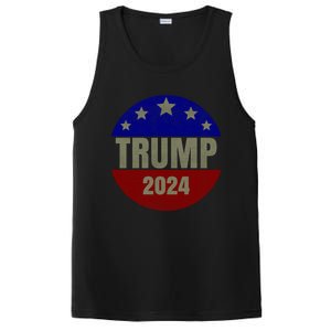 2024 Trump, Save America Again USA Flag PosiCharge Competitor Tank