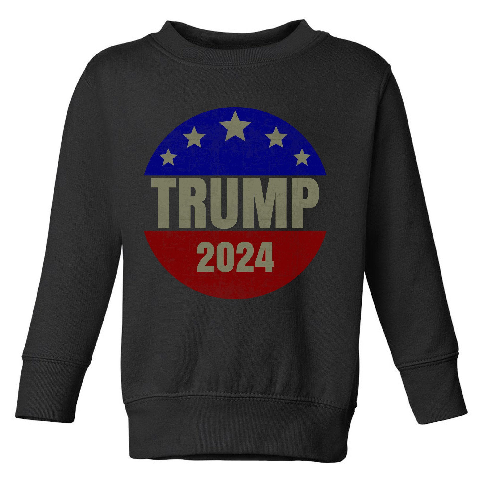 2024 Trump, Save America Again USA Flag Toddler Sweatshirt