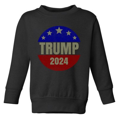 2024 Trump, Save America Again USA Flag Toddler Sweatshirt