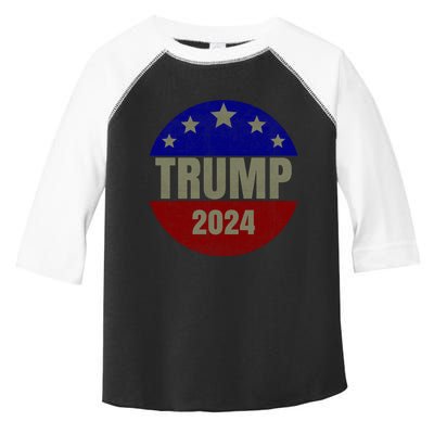 2024 Trump, Save America Again USA Flag Toddler Fine Jersey T-Shirt