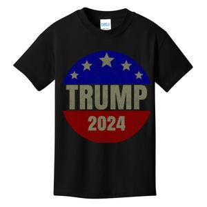 2024 Trump, Save America Again USA Flag Kids T-Shirt