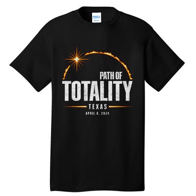 2024 Total Solar Eclipse Texas Total Eclipse 2024 Tall T-Shirt