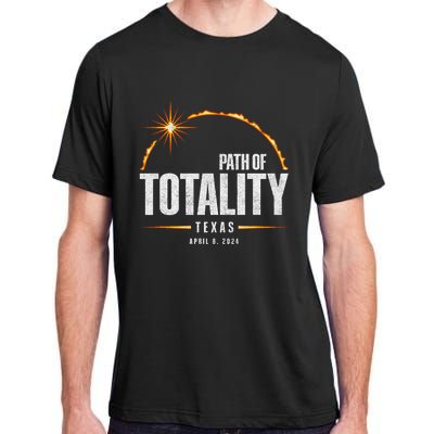 2024 Total Solar Eclipse Texas Total Eclipse 2024 Adult ChromaSoft Performance T-Shirt