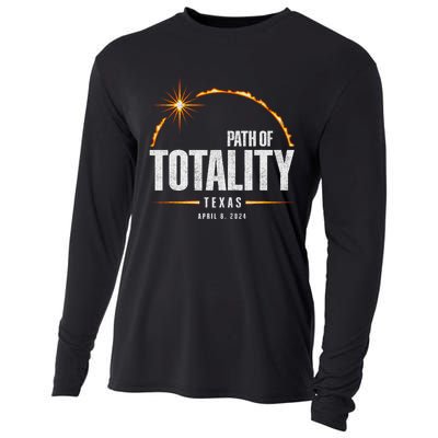 2024 Total Solar Eclipse Texas Total Eclipse 2024 Cooling Performance Long Sleeve Crew