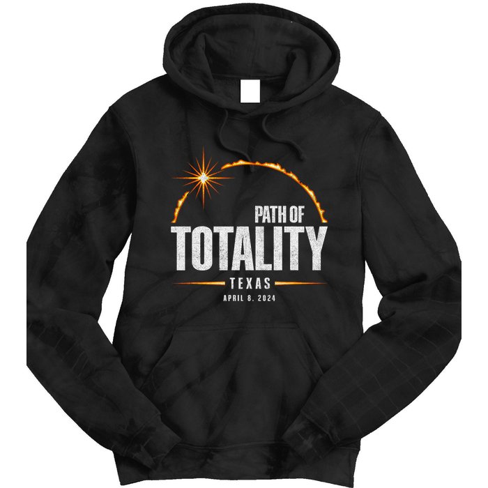 2024 Total Solar Eclipse Texas Total Eclipse 2024 Tie Dye Hoodie