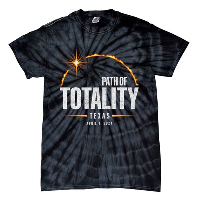 2024 Total Solar Eclipse Texas Total Eclipse 2024 Tie-Dye T-Shirt