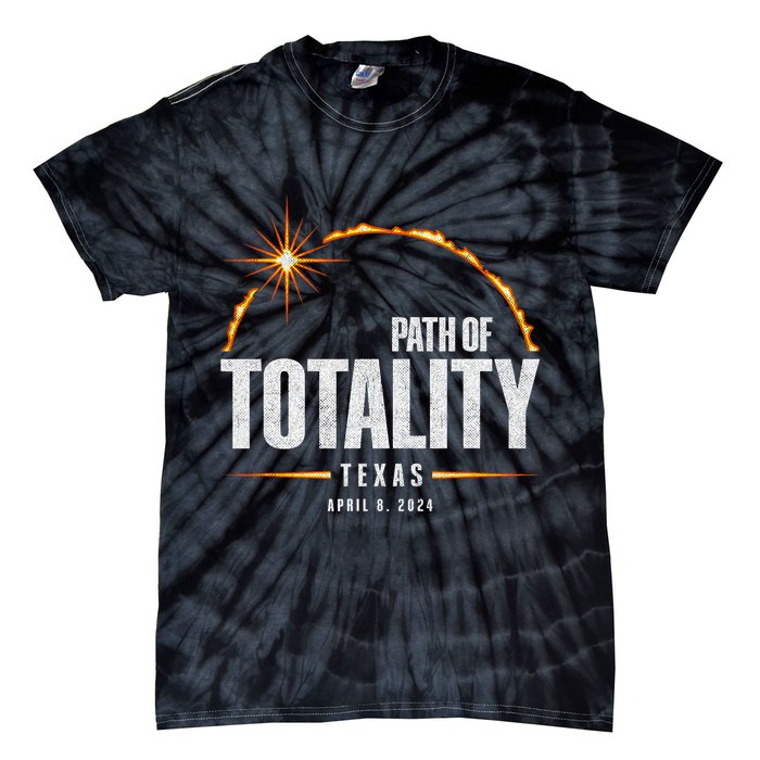 2024 Total Solar Eclipse Texas Total Eclipse 2024 Tie-Dye T-Shirt