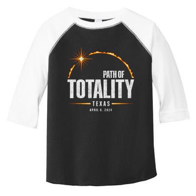 2024 Total Solar Eclipse Texas Total Eclipse 2024 Toddler Fine Jersey T-Shirt