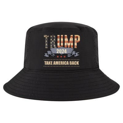 2024 Trump Take America Back Cool Comfort Performance Bucket Hat