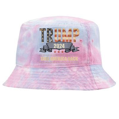 2024 Trump Take America Back Tie-Dyed Bucket Hat