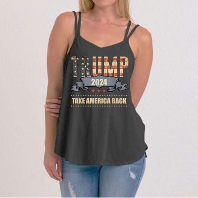 2024 Trump Take America Back Women's Strappy Tank