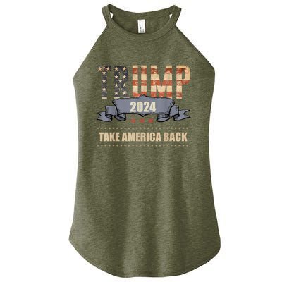 2024 Trump Take America Back Women's Perfect Tri Rocker Tank