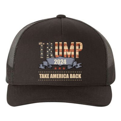 2024 Trump Take America Back Yupoong Adult 5-Panel Trucker Hat