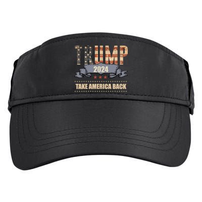 2024 Trump Take America Back Adult Drive Performance Visor