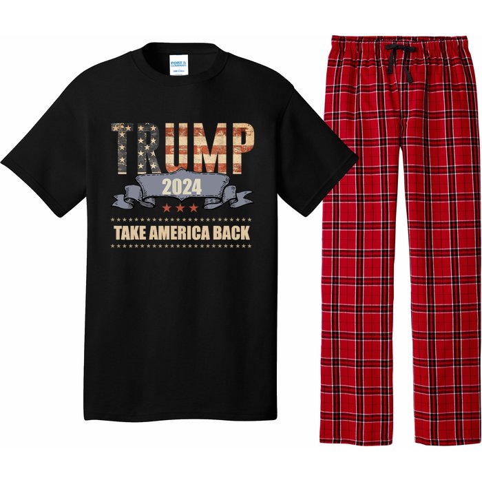 2024 Trump Take America Back Pajama Set