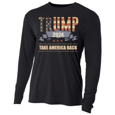 2024 Trump Take America Back Cooling Performance Long Sleeve Crew