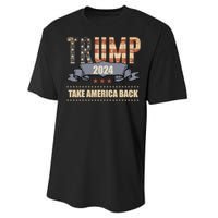 2024 Trump Take America Back Performance Sprint T-Shirt