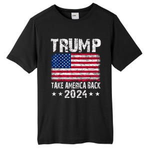 2024 Trump Take America Back Tall Fusion ChromaSoft Performance T-Shirt