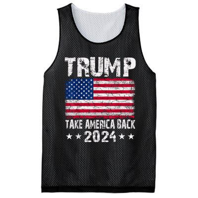 2024 Trump Take America Back Mesh Reversible Basketball Jersey Tank