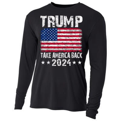 2024 Trump Take America Back Cooling Performance Long Sleeve Crew