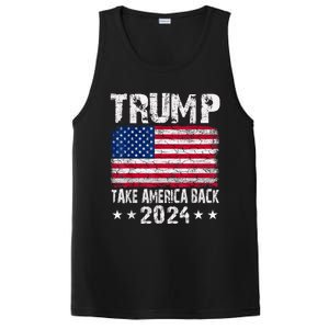 2024 Trump Take America Back PosiCharge Competitor Tank