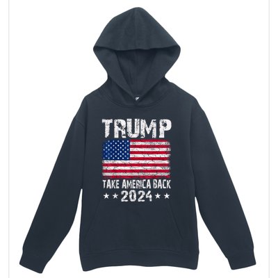 2024 Trump Take America Back Urban Pullover Hoodie