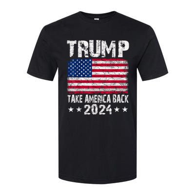 2024 Trump Take America Back Softstyle CVC T-Shirt