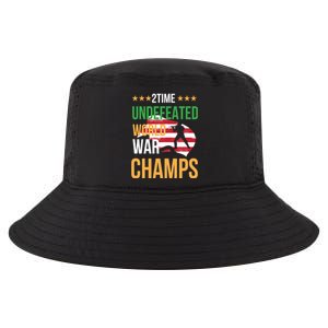 2 Time Undefeated World War Champs Memorial Day 4th Of July Meaningful Gift Cool Comfort Performance Bucket Hat