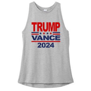 2024 Trump Vance Presidential Election Ladies PosiCharge Tri-Blend Wicking Tank