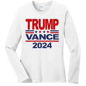 2024 Trump Vance Presidential Election Ladies Long Sleeve Shirt