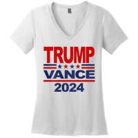 2024 Trump Vance Presidential Election Women's V-Neck T-Shirt