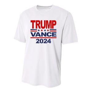 2024 Trump Vance Presidential Election Youth Performance Sprint T-Shirt