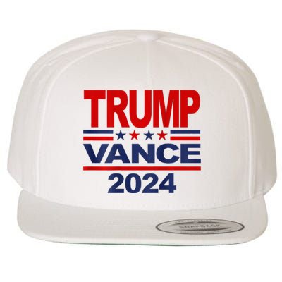 2024 Trump Vance Presidential Election Wool Snapback Cap