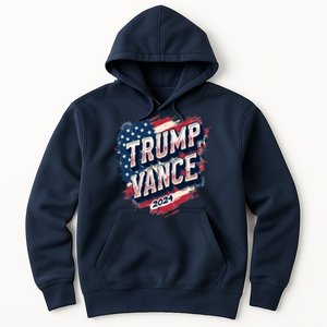 2024 Trump Vance Usa Flag Drip Hoodie