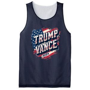 2024 Trump Vance Usa Flag Drip Mesh Reversible Basketball Jersey Tank