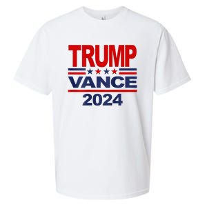 2024 Trump Vance Presidential Election Front And Back Sueded Cloud Jersey T-Shirt