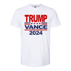 2024 Trump Vance Presidential Election Front And Back Softstyle CVC T-Shirt