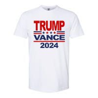 2024 Trump Vance Presidential Election Front And Back Softstyle CVC T-Shirt