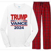 2024 Trump Vance Presidential Election Front And Back Long Sleeve Pajama Set