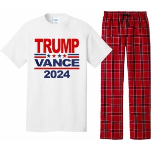 2024 Trump Vance Presidential Election Front And Back Pajama Set