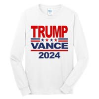 2024 Trump Vance Presidential Election Front And Back Tall Long Sleeve T-Shirt