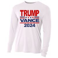 2024 Trump Vance Presidential Election Front And Back Cooling Performance Long Sleeve Crew